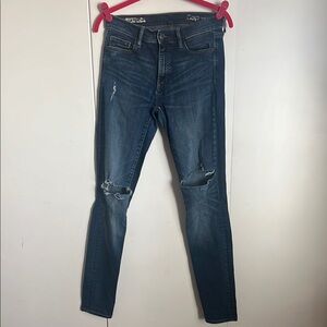 Gap Women's Distressed Blue Jeans